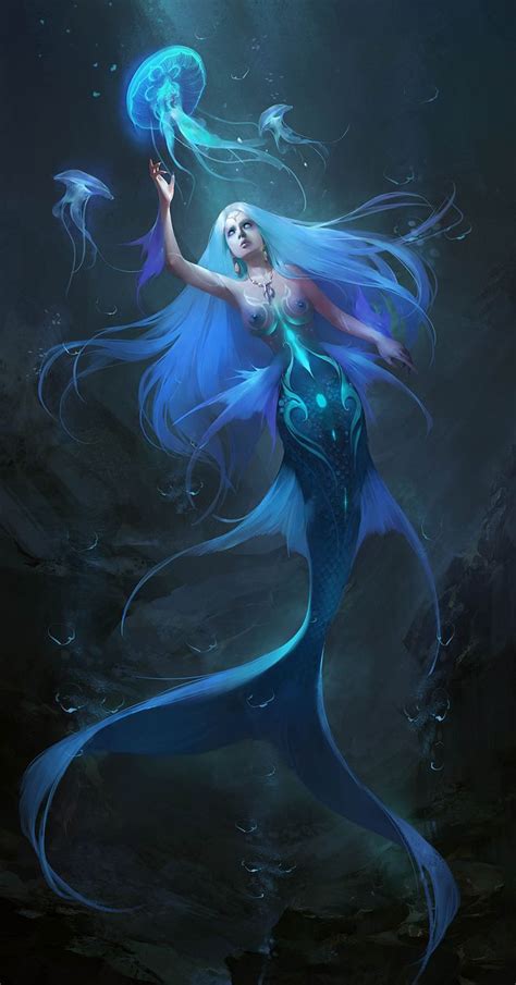 Pin By Ailee On Mermaids Fantasy Mermaids Mermaid Art Mythical Creatures Art