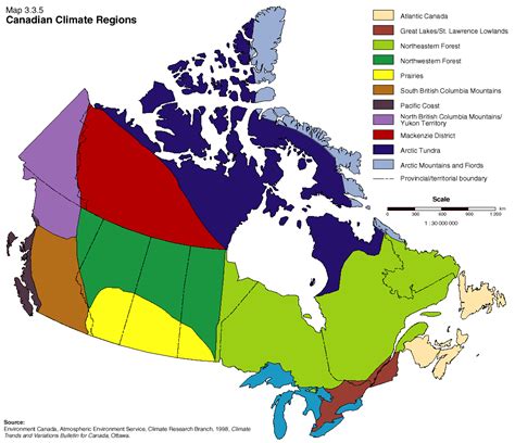 Canada Climate Zone Map