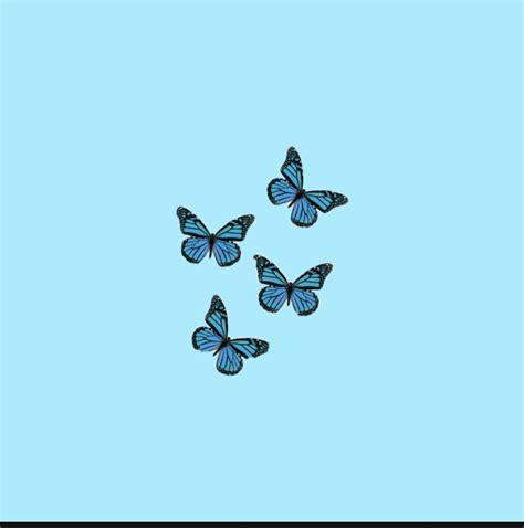 Aesthetic Butterfly 🦋 Wallpaper In 2020 Blue Butterfly