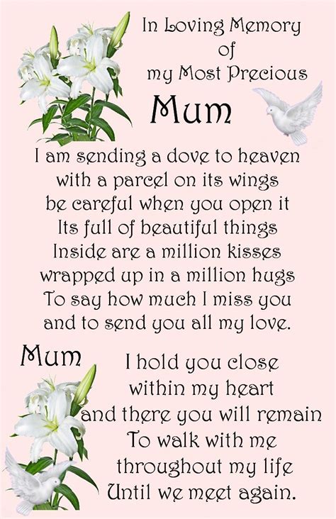 Mum Memory Mum Quotes Remember Quotes Miss My Mom Quotes