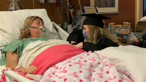 california mom with terminal breast cancer sees daughter graduate at hospital abc13 houston
