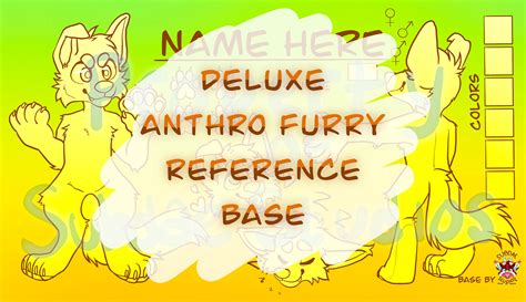 Art And Collectibles Deluxe Fursona Reference Sheet Drawing