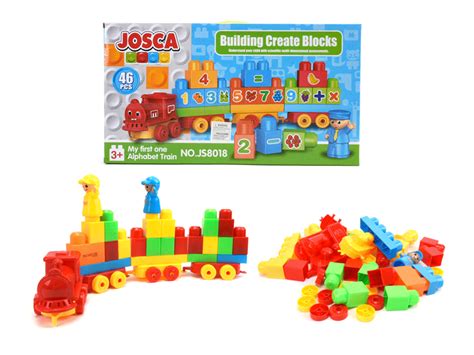 46pcs train building blocks puzzle block set x hong international group