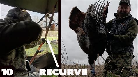 Gobblers At 5 Yards With A RECURVE Spring 2023 Bowhunting Turkeys