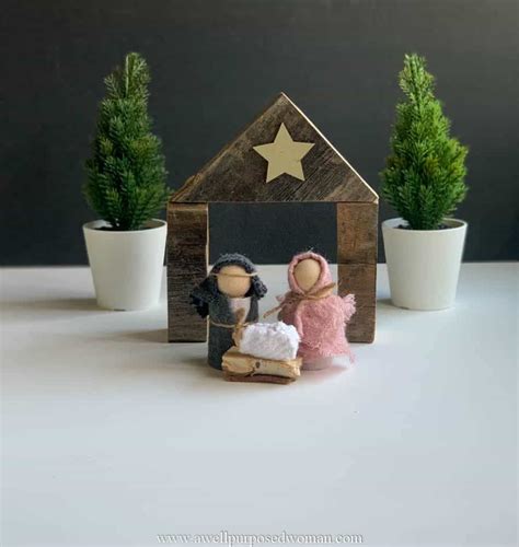 how to make a diy wooden peg doll nativity artofit