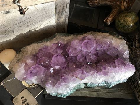 Large Amethyst Cluster Raw Crystal Cluster Healing Crystals And Stones
