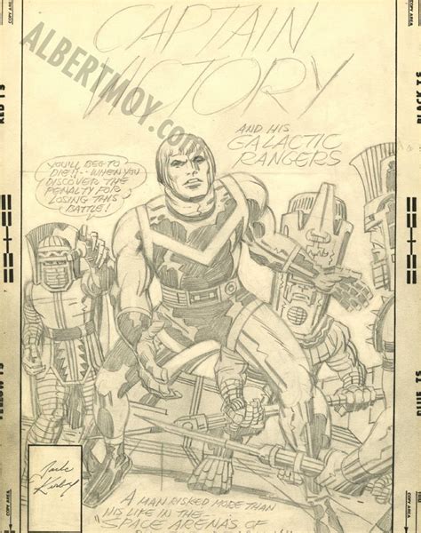 Albert Moy Original Comic Art Captain Victory By Jack Kirby In 2023