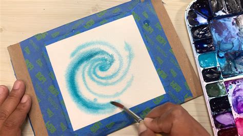 Paint A Galaxy With Watercolors