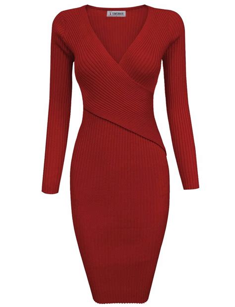 15 Of The Best Sweater Dresses You Can Get On Amazon Knit Midi Dress
