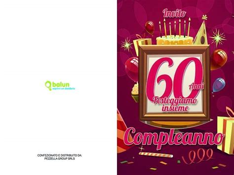 Un augurio divertente con una frase di compleanno. Auguri 60 anni: 81 immagini, video e frasi di auguri per ...