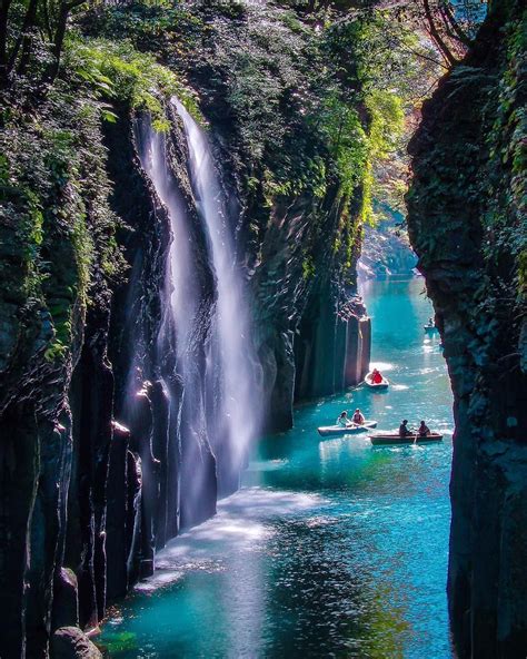 Discover The Majestic Waterfall Of Masunoi In Takachiho Gorge