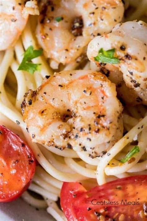 Garlic Shrimp Pasta 30 Minute Meal The Shortcut Kitchen