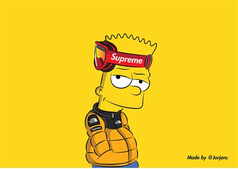Bart Simpson Supreme Wallpaper Hd Hood Bart Simpson