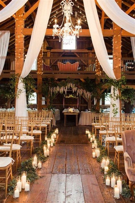 Top 20 Rustic Indoor Wedding Arches And Aisle Ideas For Ceremony