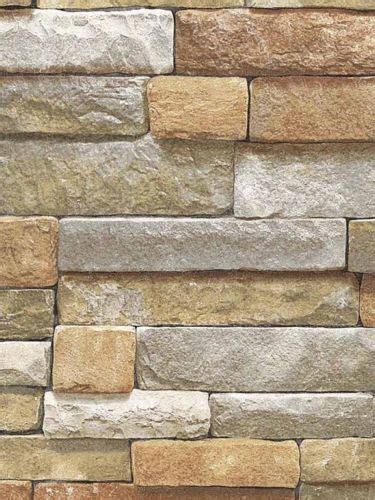 Free Download Wallpaper Faux Natural Cut Stone Gray Rock Wall Lodge