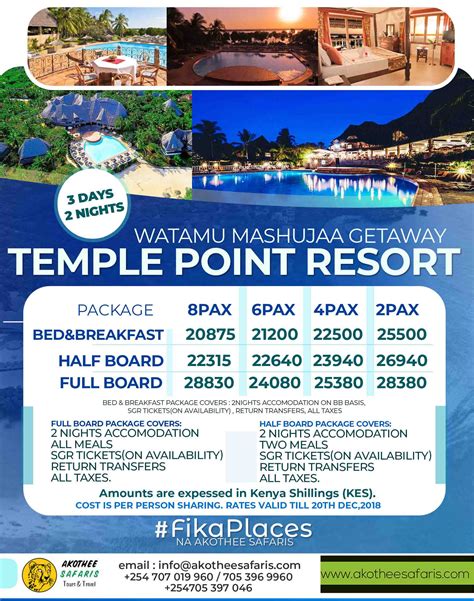 Temple Point Resort Akothee Safaris
