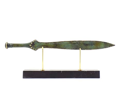 Ancient Spartan Sword Greek Bronze Art