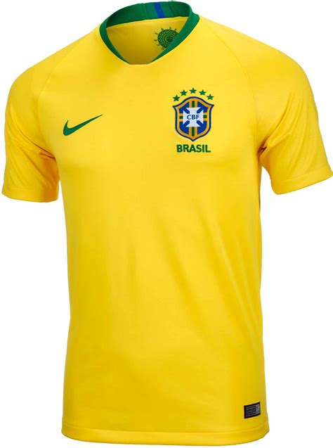 Nike Brazil Home Jersey Youth 2018 19 Ns Soccer Master