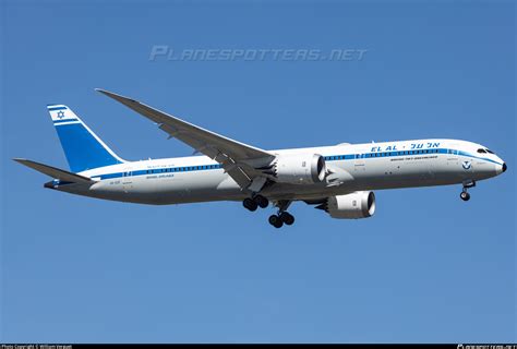 X EDF El Al Israel Airlines Boeing Dreamliner Photo By William