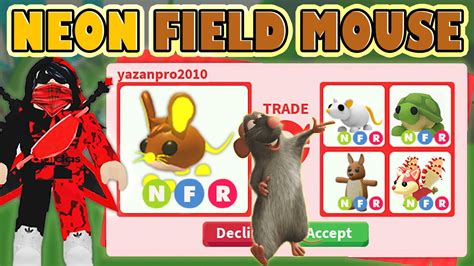 I Traded New Neon Field Mouse 🐭🔥 In New Adopt Me Spring Fest Update