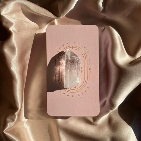Official Luna Soleil Tarot Card Deck 78 Pink Tarot Cards Etsy In 2022