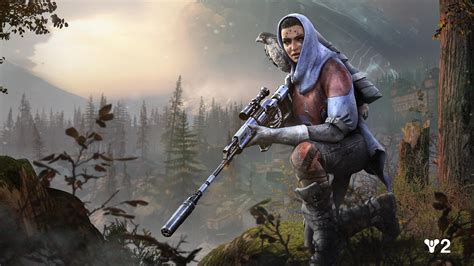 Destiny 2, Video games, Hawthorne, Sniper rifle, Hoods, Forest Wallpapers HD / Desktop and ...