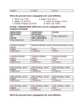 Ar Er Ir Verbs Preterit Tense Fast Conjugation Practice By Kunal Patel