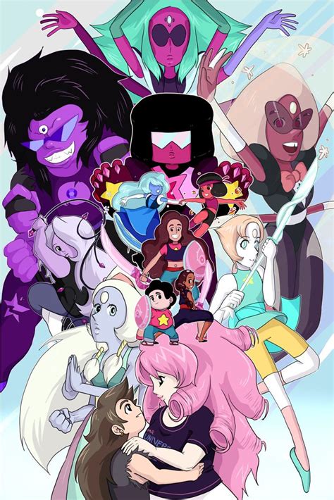 Crystal Gem Fusions Steven Universe Anime Steven Universe Fanart