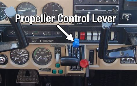 Whats That Blue Lever Next To The Throttle Its The Propeller Control