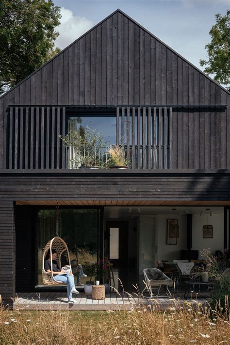 Hapa Architects Clads South Downs Eco Home In Charred Timber Designlab