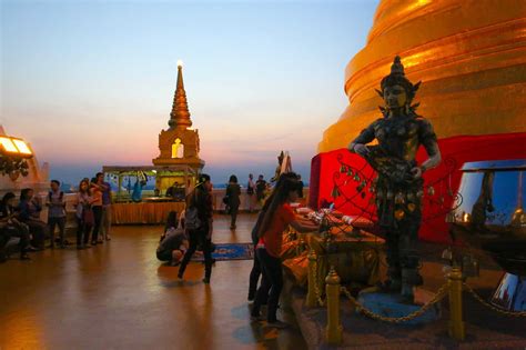 The Golden Mount And Wat Saket In Bangkok Thailand