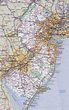 Large detailed roads and highways map of New Jersey state with all cities | Vidiani.com | Maps ...