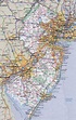 Large detailed roads and highways map of New Jersey state with all ...