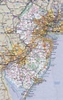 Large detailed roads and highways map of New Jersey state with all ...