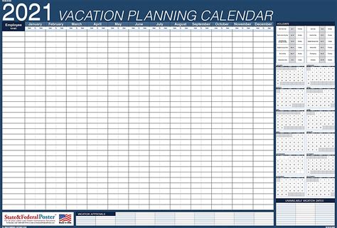 Printable Employee Vacation Tracker Excel