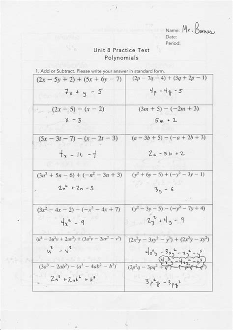 Adding subtracting polynomials worksheet gina wilson 2012. Gina wilson all things algebra answer key unit 6. Gina ...