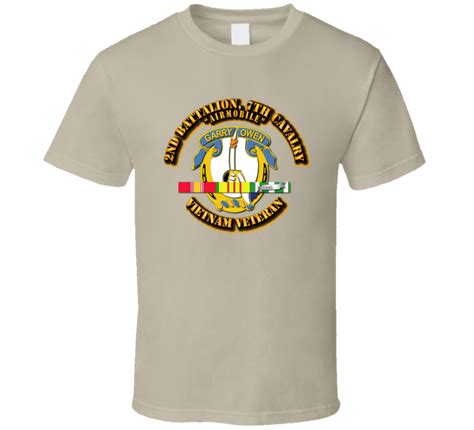 2nd Battalion 7th Cavalry With Svc Ribbon T Shirt