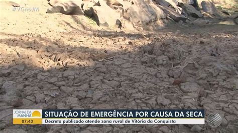 Prefeitura De Vitória Da Conquista Decreta Situação De Emergência Por