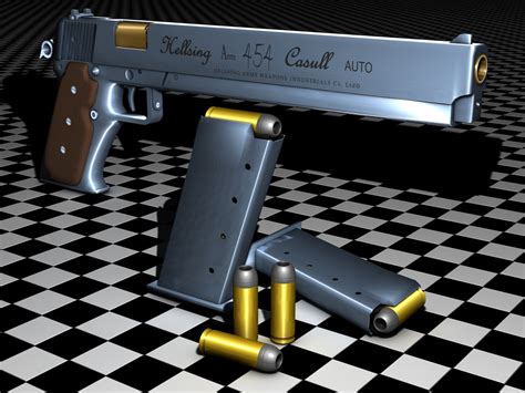 Hellsing Arm 454 Casull Auto By Rethana On Deviantart