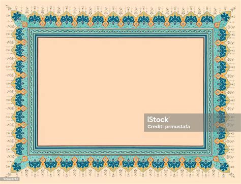 Islamic Certificate Stock Photo Download Image Now Border Frame