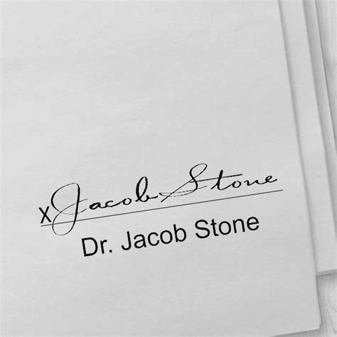 Doctor Signature Stamp Simply Stamps