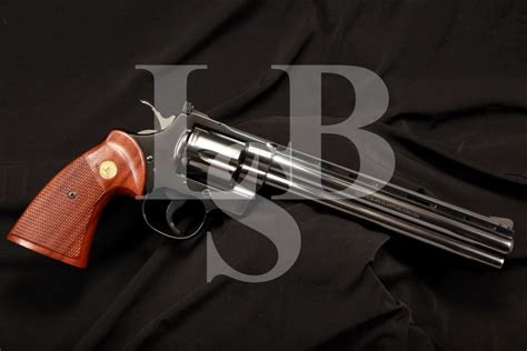 Rare Blue Colt Python Target 38 Special Double Action Revolver 1 Of