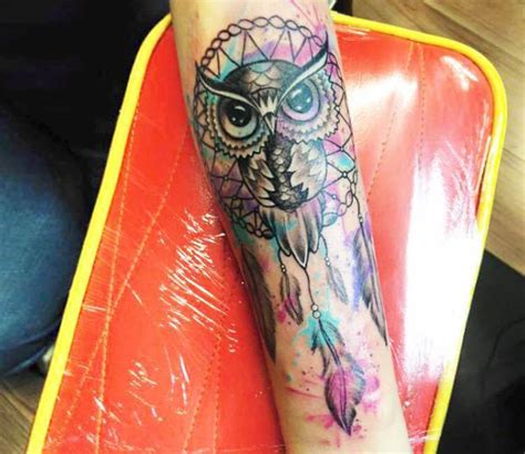 12 Best Owl Dreamcatcher Tattoo Designs Petpress