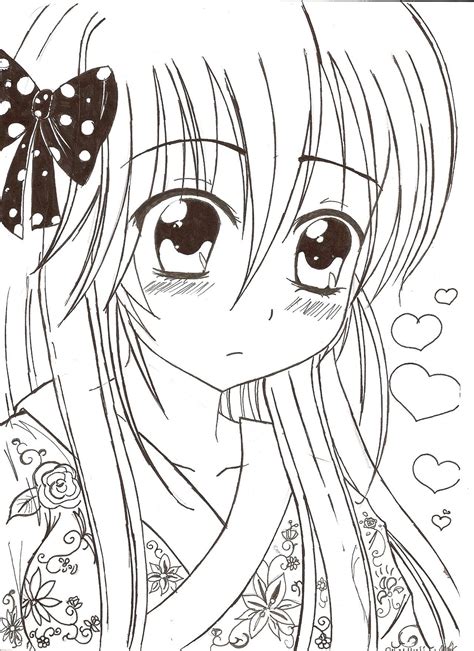 Anime Kawaii Girl Oc By Razor Sensei On Deviantart Whale Coloring Pages