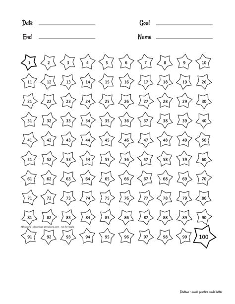 Star Chart Printable