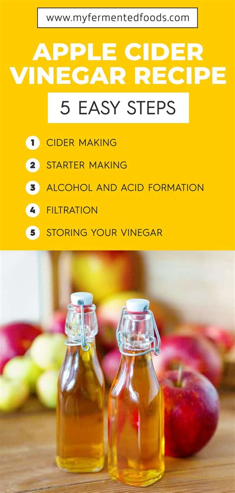 How To Make Apple Cider Vinegar Acv Recipe My Fermented Foods