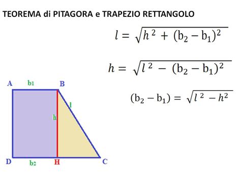 Teorema Di Pitagora E Trapezio Rettangolo Lezioniignoranti