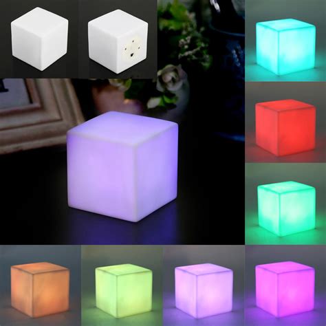 Lhcer Mood Night Light Night Lampled Color Changing Mood Cube Night
