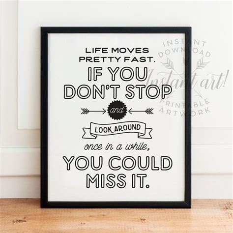 The sportsos, the motorheads, geeks, sluts, bloods, wastoids, dweebies, dickheads. Life moves pretty fast, Quote print, PRINTABLE art, Ferris Bueller quote, Inspirational quote ...