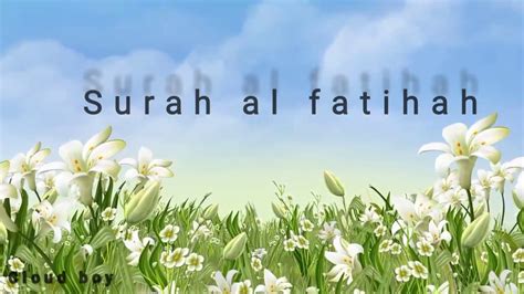 Surah Al Fatihah 1 Youtube